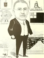 An illustration from Men of Worcester in caricature ; (1917)