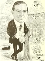 An illustration from Men of Worcester in caricature ; (1917)