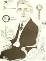 An illustration from Men of Worcester in caricature ; (1917)