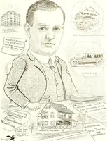 An illustration from Men of Worcester in caricature ; (1917)