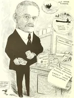 An illustration from Men of Worcester in caricature ; (1917)