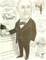 An illustration from Men of Worcester in caricature ; (1917)