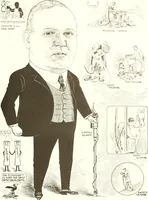 An illustration from Men of Worcester in caricature ; (1917)