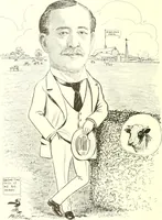 An illustration from Men of Worcester in caricature ; (1917)