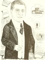 An illustration from Men of Worcester in caricature ; (1917)