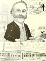 An illustration from Men of Worcester in caricature ; (1917)