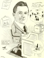 An illustration from Men of Worcester in caricature ; (1917)