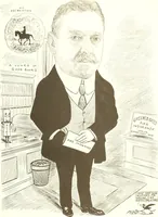 An illustration from Men of Worcester in caricature ; (1917)