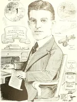 An illustration from Men of Worcester in caricature ; (1917)