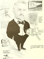 An illustration from Men of Worcester in caricature ; (1917)