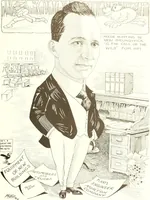 An illustration from Men of Worcester in caricature ; (1917)