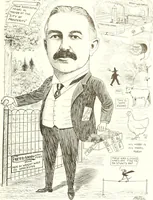 An illustration from Men of Worcester in caricature ; (1917)