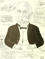 An illustration from Men of Worcester in caricature ; (1917)