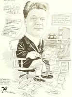 An illustration from Men of Worcester in caricature ; (1917)