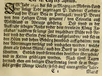 An illustration from Menologium Societatis Jesu oder Lobsame Gedächtnuss deren Patrum vnd Fratrum, so die Societät Jesu mit heiligem Leben, oder glorwürdigem Todt erleuchtet haben (1669)