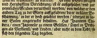 An illustration from Menologium Societatis Jesu oder Lobsame Gedächtnuss deren Patrum vnd Fratrum, so die Societät Jesu mit heiligem Leben, oder glorwürdigem Todt erleuchtet haben (1669)
