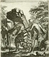 Picture 69 of 92 from Die menschliche Sterblichkeit unter dem Titel Todten-Tanz, in LXI. Original-Kupfern (1759), leaf 114