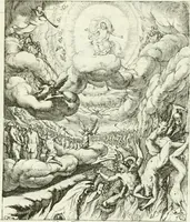 Picture 89 of 92 from Die menschliche Sterblichkeit unter dem Titel Todten-Tanz, in LXI. Original-Kupfern (1759), leaf 140