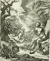 An illustration from Die menschliche Sterblichkeit unter dem Titel Todten-Tanz, in LXI. Original-Kupfern (1759)