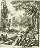 Picture 9 of 92 from Die menschliche Sterblichkeit unter dem Titel Todten-Tanz, in LXI. Original-Kupfern (1759), leaf 32