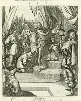 Picture 28 of 92 from Die menschliche Sterblichkeit unter dem Titel Todten-Tanz, in LXI. Original-Kupfern (1759), leaf 59