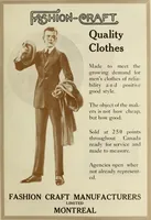An illustration from Men's wear of Canada (January-December 1919) (1919)