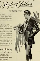 An illustration from Men's wear of Canada (January-December 1919) (1919)