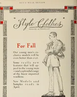 An illustration from Men's wear of Canada (January-December 1921) (1921)