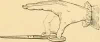An illustration from Mental development and manual training combined, taking up the one stitch dropped in sewing by drills to sound-singing (1899)
