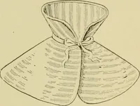 An illustration from Mental development and manual training combined, taking up the one stitch dropped in sewing by drills to sound-singing (1899)