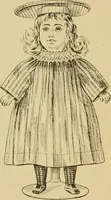 An illustration from Mental development and manual training combined, taking up the one stitch dropped in sewing by drills to sound-singing (1899)