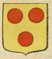 An illustration from Mercure armorial : enseignant les principes & elemens du blazon des armoires, selon l'ordre & les termes qui se practiquent en cette science : enrichy & augmente d'un grand nombre de figures enluminees de couleurs propres pour l'intelligence du livre : ouure curieux & necessaire pour introduire la noblesse dans la cognoissance des armes (1652)