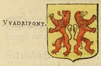An illustration from Mercure armorial : enseignant les principes & elemens du blazon des armoires, selon l'ordre & les termes qui se practiquent en cette science : enrichy & augmente d'un grand nombre de figures enluminees de couleurs propres pour l'intelligence du livre : ouure curieux & necessaire pour introduire la noblesse dans la cognoissance des armes (1652)