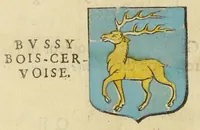 Picture 44 of 51 from Mercure armorial : enseignant les principes & elemens du blazon des armoires, selon l'ordre & les termes qui se practiquent en cette science : enrichy & augmente d'un grand nombre de figures enluminees de couleurs propres pour l'intelligence du livre : ouure curieux & necessaire pour introduire la noblesse dans la cognoissance des armes (1652), leaf 142