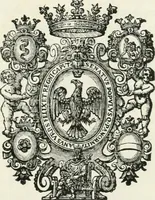 An illustration from Mercurio panormeo, ò vero, L'Almirante in Palermo riceuuto quand'egli ne' 16. di giugno del 1641 prese primieramente il gouerno del regno di Sicilia (1641)