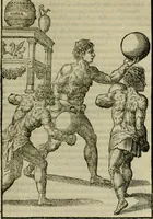 An illustration from Hieronymi Mercvrialis De arte gymnastica libri sex : in quibus exercitationum omnium vetustarum genera, loca, modi, facultates, & quidquid deniq. ad corporis humani exercitationes pertinet, diligenter explicatur .. (1573)