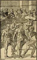 An illustration from Hieronymi Mercvrialis De arte gymnastica libri sex : in quibus exercitationum omnium vetustarum genera, loca, modi, facultates, & quidquid deniq. ad corporis humani exercitationes pertinet, diligenter explicatur .. (1573)
