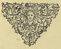 An illustration from Merueilleux et estrange rapport, toutesfois fidele, des commoditez qui se trouuent en Virginia, des facons des naturels habitans d'icelle, laquelle a esté nouuellement descouuerte par les Anglois que Mesire [sic] Richard Greinuile cheualier y mena en colonie lan.1585. : a la charge principale de Messire Walter Raleigh cheualier surintendant des Mines d'Estain, fauorisé par la royne d'Angleterre, et autorisé par ses lettres patentes. (1590)