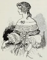 An illustration from Mesdames nos aieules : dix siecles d'elegances (1891)