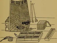 An illustration from Metals and metal-working in old Japan (1915)