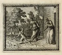 Picture 12 of 36 from Metamorphoses d'Ovide en rondeaux (1676), leaf 160