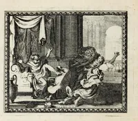An illustration from Metamorphoses d'Ovide en rondeaux (1676)