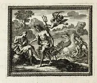 An illustration from Metamorphoses d'Ovide en rondeaux (1676)