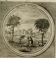 Picture 35 of 90 from Meteorologia philosophico-politica : in duodecim dissertationes per quæstiones meteorologicas et conclusiones politicas divisa, appositisque symbolis illustrata ... (1709), leaf 100