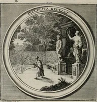 Picture 64 of 90 from Meteorologia philosophico-politica : in duodecim dissertationes per quæstiones meteorologicas et conclusiones politicas divisa, appositisque symbolis illustrata ... (1709), leaf 201