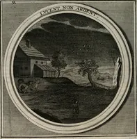 Picture 15 of 90 from Meteorologia philosophico-politica : in duodecim dissertationes per quæstiones meteorologicas et conclusiones politicas divisa, appositisque symbolis illustrata ... (1709), leaf 35