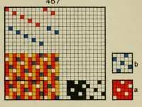 An illustration from Methodik der Bindungslehre, Dekomposition und Kalkulation für Schaftweberei : Bearbeitet für Textilschulen und zum Selbstunterricht (1908)