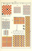 An illustration from Methodik der Bindungslehre, Decomposition und Calculation für Schaftweberei (1892)