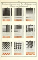 An illustration from Methodik der Bindungslehre, Decomposition und Calculation für Schaftweberei (1892)