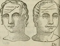 Picture 30 of 43 from La metoposcopia, ouero, Com[m]ensuratione delle linee della fronte : trattato (1626), leaf 109